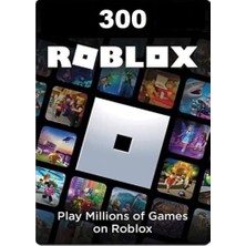 Roblox Gift Card - 300 Robux (Eur Eksiksik Tam Yüklenir)