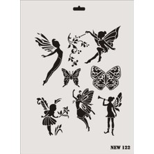 Verto Rich New Seri N-122 Stencil 35X25 cm