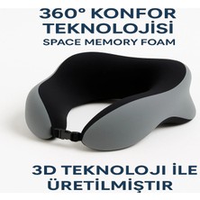 Viscora Ortopedik Visco Boyun Yastığı – Seyahat ve Ofis Kullanımı