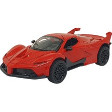 Calperia Çek Bırak Metal Arabalar 13 cm - SR2212- Kırmızı (Lisinya)