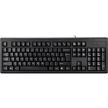 Urfakent A4 Tech KM-720 Q Tr mm Siyah USB Kablolu Klavye