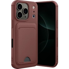 Cenk Xstore Newface Apple iPhone 17 Pro Kelvin Kartvizitli Silikon - Bordo