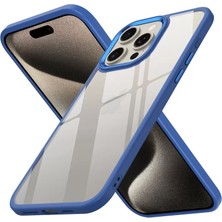 Cenk Xstore Newface iPhone 15 Pro Kılıf Power Silikon - Mavi