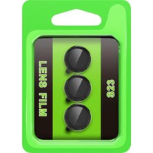 Cenk Xstore Newface Samsung Galaxy S23 Raze Metal Kamera Lens - Siyah