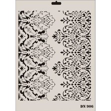 Verto Rich Dantel Seri DN-906 Stencil 35X25 cm