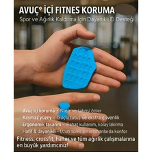 MİNGODAN Dambıl Fitness Ağırlık Kavrama Pedi (1 Çift) Kondisyon, Barfiks, Egzersiz Aletleri Için Kaymaz Avuç Içi Ped