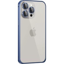 Verto Joko iPhone 15 Pro Metal Bumper Mat Kapak - Lacivert