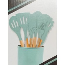 Standlı Silikon Mutfak Servis Seti