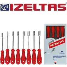 Verto Izeltaş Lokma Uçlu Tornavida Takımı 8 Parça