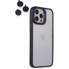 Verto Joko iPhone 14 Pro Kılıf Roblox Lens Standlı Kapak - Mor