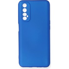 Cenk Xstore Newface Realme 7 Kılıf First Silikon - Mavi