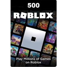 Roblox Gift Card - 500 Robux (Eur Eksiksik Tam Yüklenir)