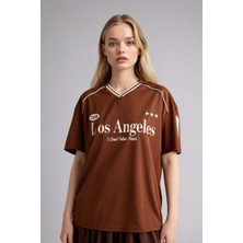 Defacto Kadın T-Shirt G5905AX/BN319 Brown