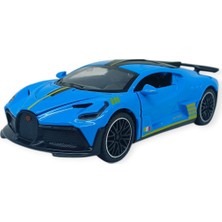 Calperia Sesli Işıklı Spor Araba 15 cm - 3241D- Mavi (Lisinya)