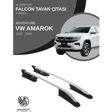Turtle Volkswagen Amarok Adventure (Nf) 2022-2025 Falcon Tavan Çıtası - Gri