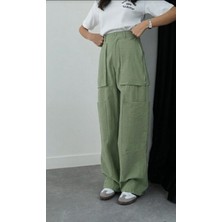 Gkc Butik Paraşüt Kargo Cepli Pantolon