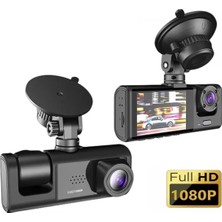 Nexgen DV300 Yeni 3 Kameralı Araç Içi Kayıt Kamerası Trafik Recorder 2 Inç IPS Ekran Full Hd 1080P