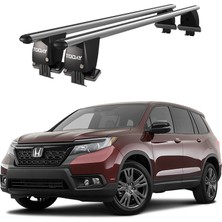Today Auto Royal Honda Passport Iıı (2019 ve Sonrası) Uyumlu Gri Kilitli Ara Atkı Port Bagaj Tavan Barı