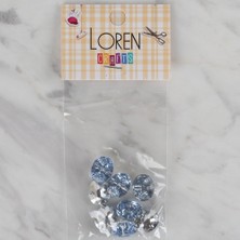 Urfakent Loren Crafts Açık Mavi 8 Li Düğme - 233