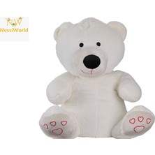 NessiWorld 6237 70 cm Oturan Ayı Ekru