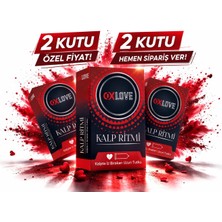 Urfakent Oxlove Kalp Ritmi Prezervatif 10’lu 2 Kutu Toplam 20 Adet – Uzun Süreli Güvenli Koruma