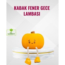 Calperia Silikon Pumpkin Night Light Telefon Tutuculu LED Lamba - Lisinya