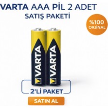 Urfakent Varta Aaa Ince Kalem Pil 1.5V Super Heavy Duty R03 Çinko Karbon 2li 1 Paket