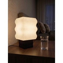 Designobee Ritim - Modern Masa ve Gece Lambası – Ambiyans Lambası, Dekoratif LED Abajur, E14 Duy