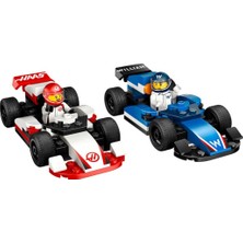 NessiWorld 60464   City F1 Williams Racing ve Haas F1 Yarış Arabaları 92 Parça +4 Yaş
