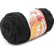 Urfakent Pamuk Makrome 4 mm Ip Siyah