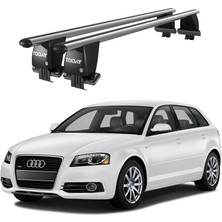 Today Auto Royal Audi A3 (2004-2012) Uyumlu Gri Kilitli Ara Atkı Port Bagaj Tavan Barı