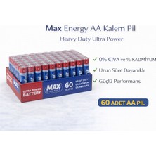 Urfakent Max Energy Aa Kalem Pil 1.5V R6 Heavy Duty Ultra Power 4lü 15 Paket