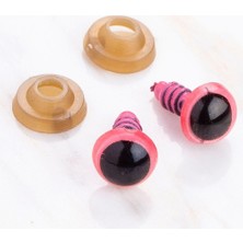 Urfakent Loren 8 mm Pembe 5 Çift Amigurumi Göz