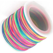 Urfakent Paraşüt Ipi, Bileklik-Kolye Örgü Ipi 1 mm 50 Metre Karışık