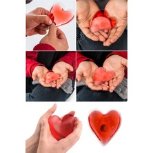 Tonkut Sevgiliye Hediye Kalp Şekilli Sihirli Jel El Vücut Cep Isıtıcı Ped Cep Sobası