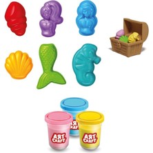 NessiWorld 03994 Art Craft Deniz Kızı Hamur Set 168 gr -Fentoys