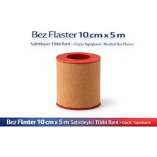 Urfakent Bez Flaster 10 cm x 5 M Sabitleyici Tıbbi Bant Kahverengi Bez Flaster Güçlü Yapışkanlı 1 Adet