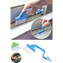Tonkut Kenar Temizleme Fırçası Kazıyıcı Dar Alan Oluk Ray Detay Temizliği Çift Işlevli Temizlik Aparatı