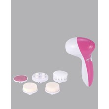 5’i 1 Arada Yüz Temizleme Cihazı – Masaj, Fırça, Peeling ve Krem Uygulama Aparatlı