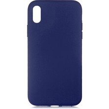 iPhone Xs Max Lansman Kılıf Içi Dolgulu Esnek Soft Yapılı Premium Silikon Kapak Rcv/mara