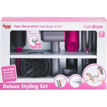 Nexgen HUA-1019 Sesli ve Işıklı 2ın1 Lüks Saç Şekillendirici Set -Vardem Oyuncak