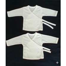 New World 2'li Dış Zıbın Ipli Bağlamalı Yenidoğan %100 Pamuklu