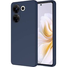 Moby Shop Tecno Camon 20 Pro 4g Yumuşak Doku & Kadife Iç Kaplama – Esnek Silikon Koruyucu Kılıf