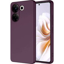Moby Shop Tecno Camon 20 Pro 4g Yumuşak Doku & Kadife Iç Kaplama – Esnek Silikon Koruyucu Kılıf