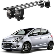 Today Auto Royal Hyundai IX20 (2010 ve Sonrası) Uyumlu Gri Kilitli Ara Atkı Port Bagaj Tavan Barı