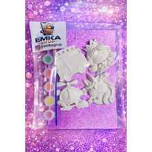 Emka 4 Lü Alçı Boyama Seti