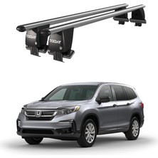 Today Auto Royal Honda Pilot Iıı (2016 ve Sonrası) Uyumlu Gri Kilitli Ara Atkı Port Bagaj Tavan Barı
