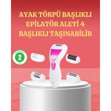 Alfa Aksesuar 03 4 Başlıklı Kablosuz Şarjlı Epilasyon Cihazı