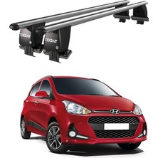 Today Auto Royal Hyundai I10 (2017-2019) Uyumlu Gri Kilitli Ara Atkı Port Bagaj Tavan Barı