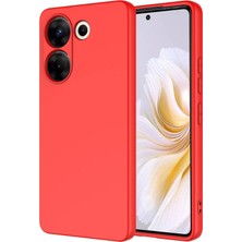 Moby Shop Tecno Camon 20 Pro 4g Yumuşak Doku & Kadife Iç Kaplama – Esnek Silikon Koruyucu Kılıf
